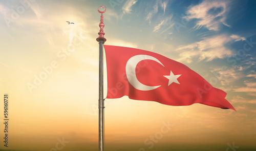 Turkish Flag, Turks, Republic of Türkiye photo