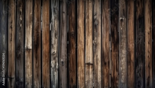 Vertical wood panels add a rustic touch and texture