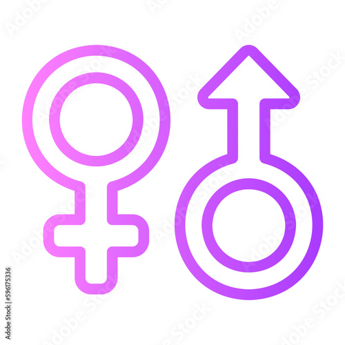 gender gradient icon