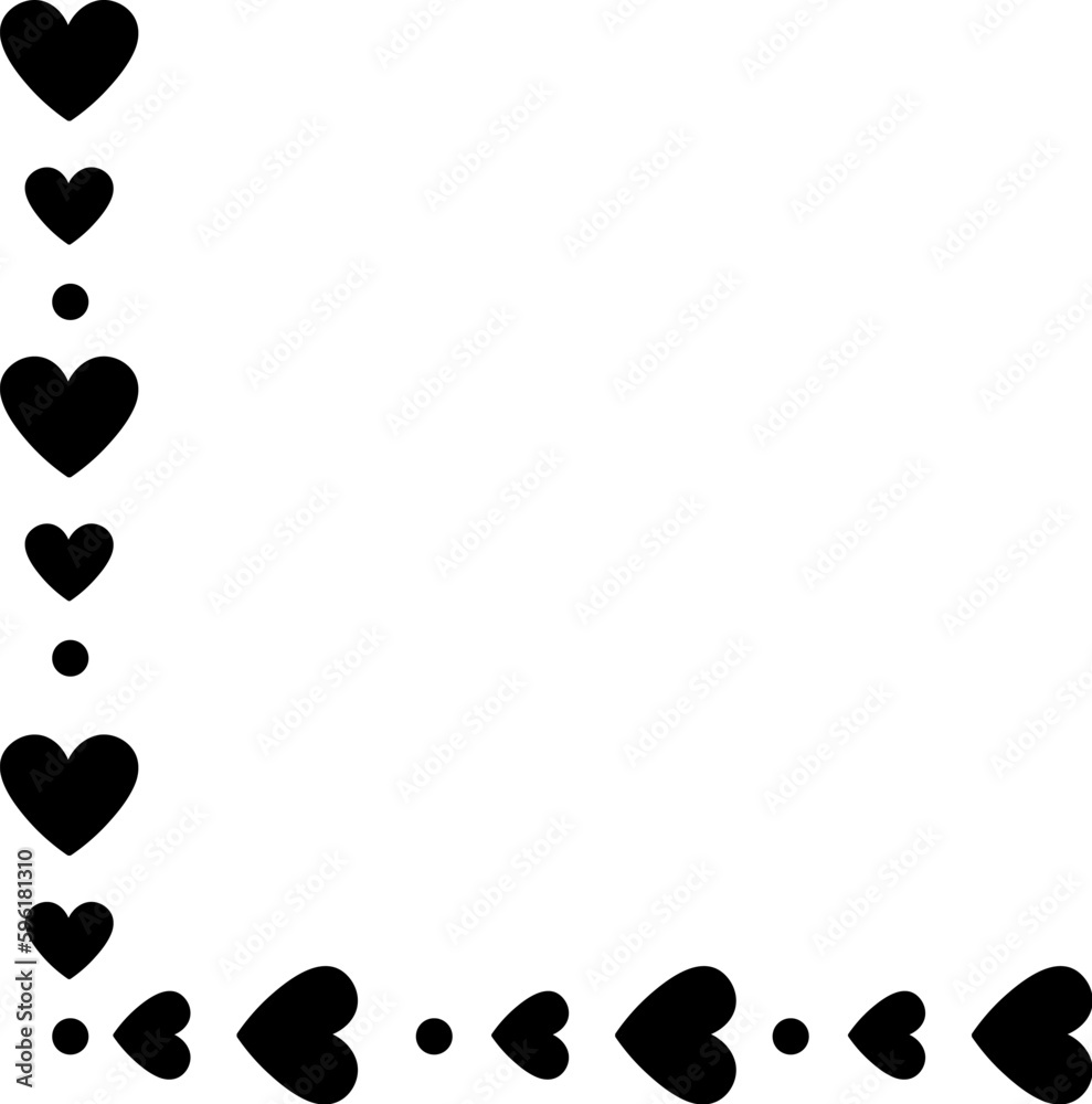 Hearts Corner Frame