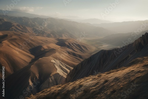 North Argentina's Tucuman boasts picturesque mountain ranges. Generative AI photo