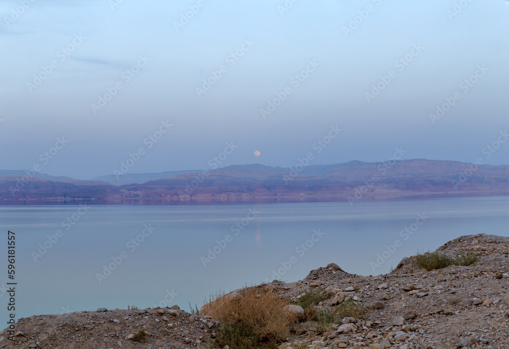 Dead Sea landscape in Israel