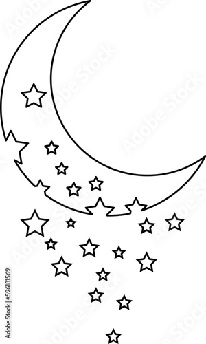 Crescent Moon and Star