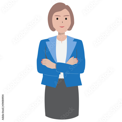 Office Lady Illustration