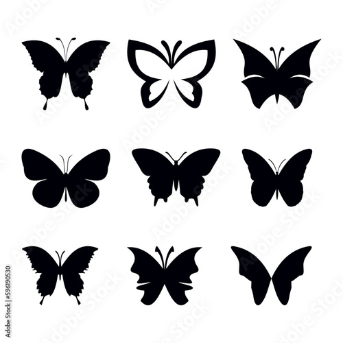 ini adalah sebuah icon kupu-kupu yang cocok buat logo brand photo