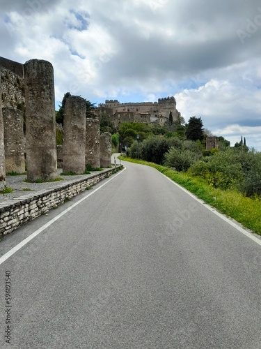 Włoskie średniowieczne miasteczko, Italy