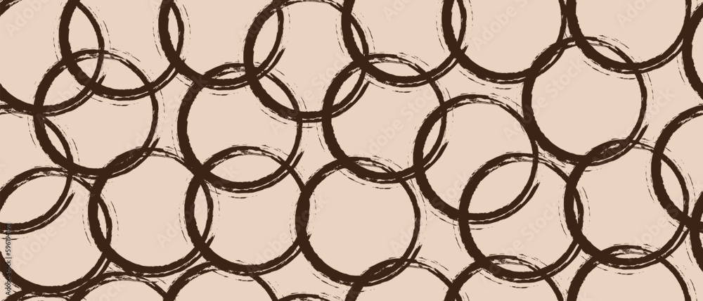 Coffee rings seamless pattern, vector Coffee rings seamless pattern, vector