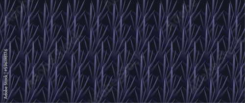 Modern seamless pattern vector illustration of tropical leaves, dark leaves seamless pattern for background, backdrop, card, banner, graphical resources.