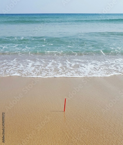 waves on beach