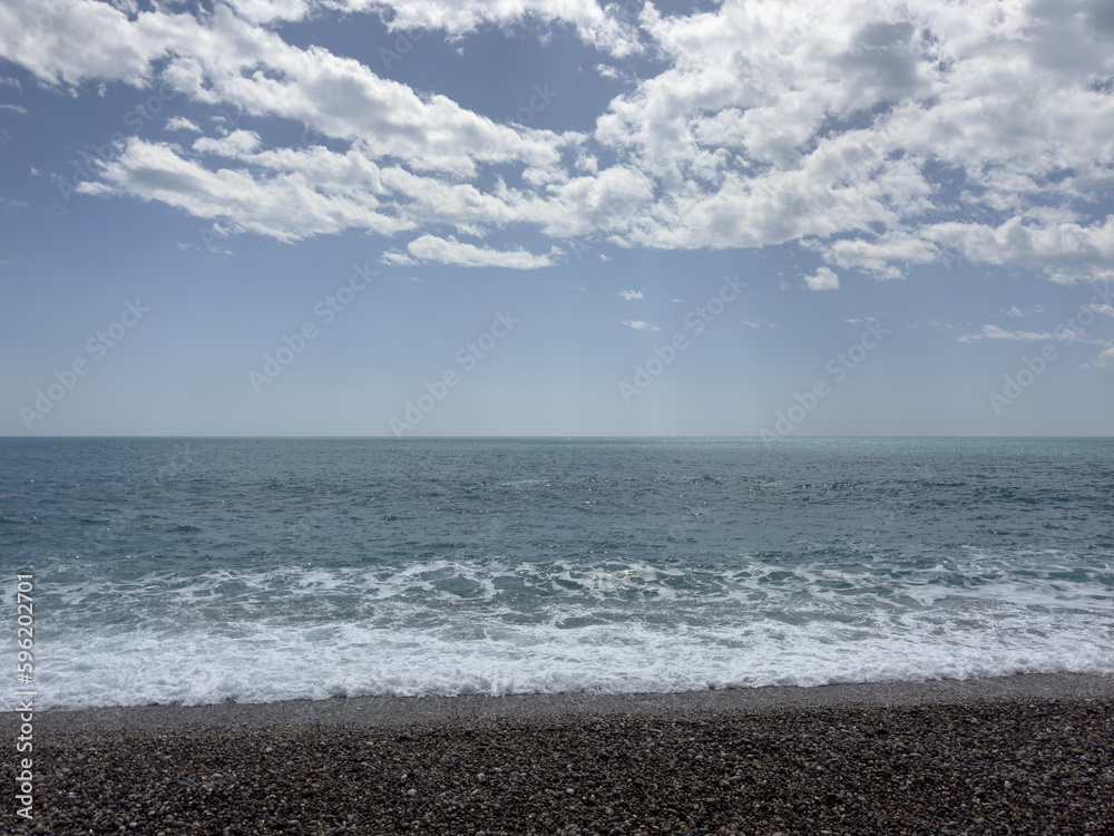 beautiful sea view in summer