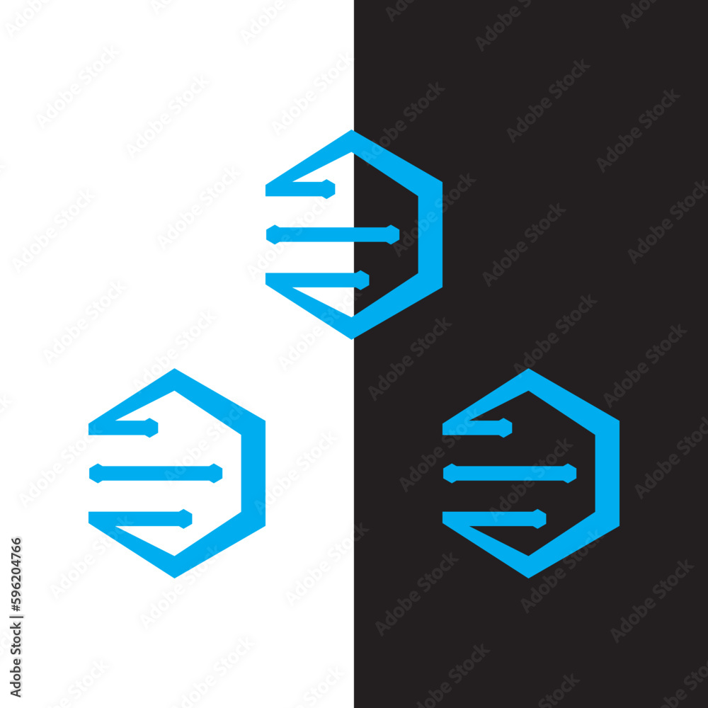 HEXAGON LOGO DESIGN HEXAGON LOGO DESIGN