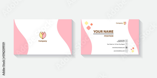 simple card name for business. card name template for graphic design