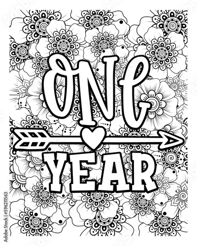 Kids quote coloring page