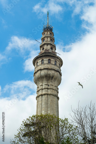 Ancient Medieval Fire Tower (Turkish: Yangın Kulesi) of Istanbul University. It located at the centre of Istanbul University Beyazit Central Campus. Beyazit Tower 