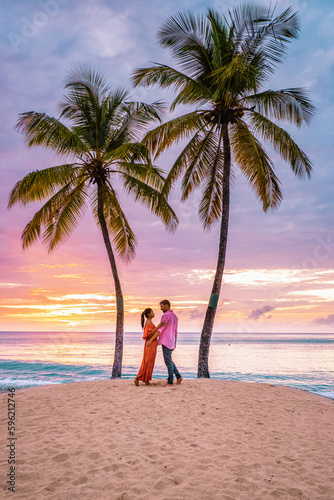 Wallpaper Mural Saint Lucia Caribbean Island, couple on luxury vatation at the tropical Island of Saint Lucia Torontodigital.ca
