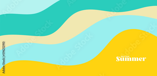 Vector Colorful liquid and fluid background for summer collection