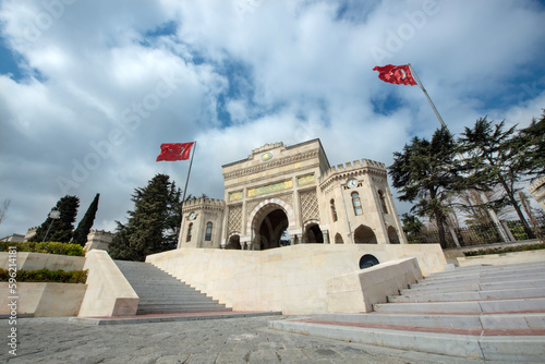 Photography Istanbul University in Beyazit Square in Istanbul,Turkey