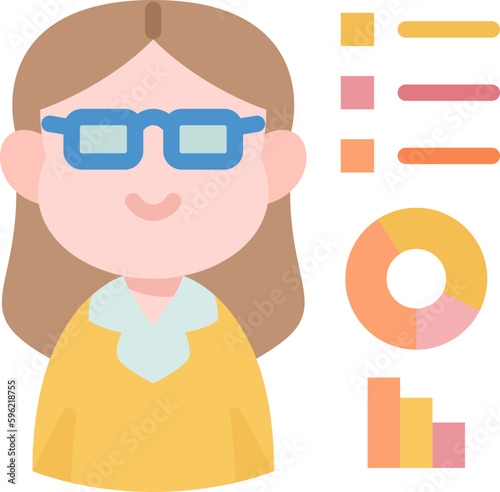 analytical  icon