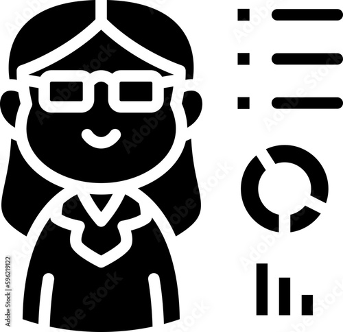 analytical  icon