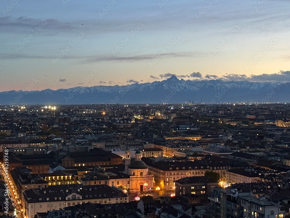 view of the city from the Mole Antonelliana