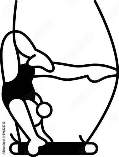 acrobatic  icon