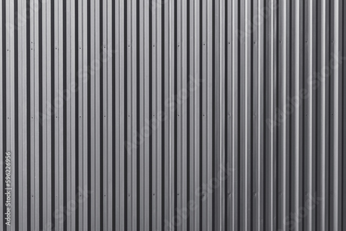 Striped wave Zine Aluminium steel metal sheet line industry wall texture pattern for tile background.