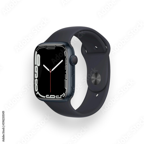 smart watch isolated white background