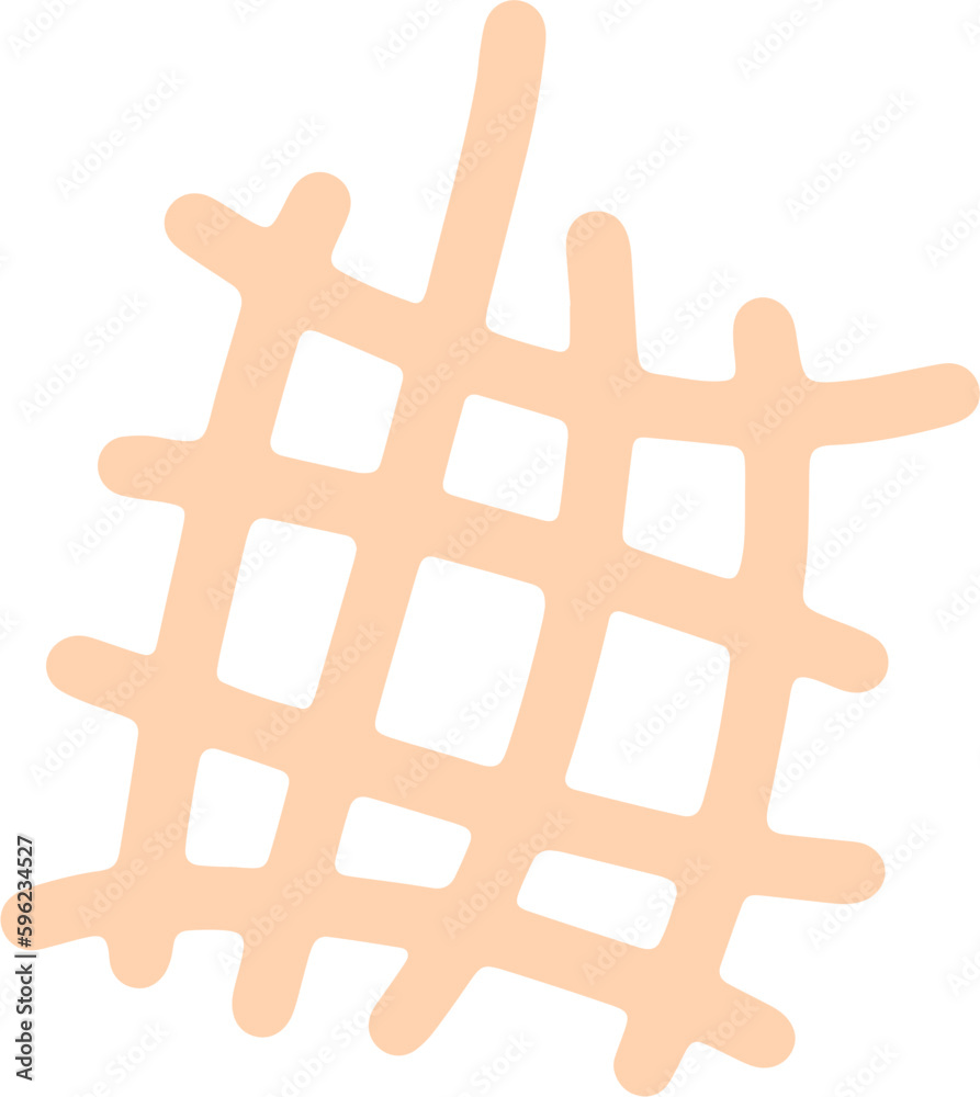 Obraz premium Abstract Organic Grid Design Element