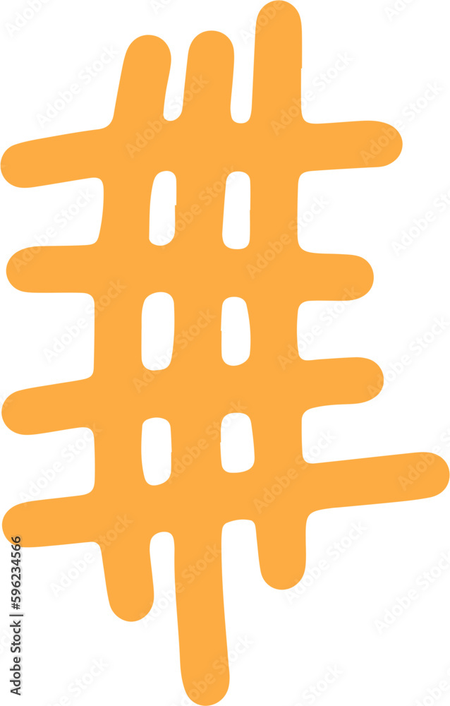 Obraz premium Abstract Organic Grid Design Element