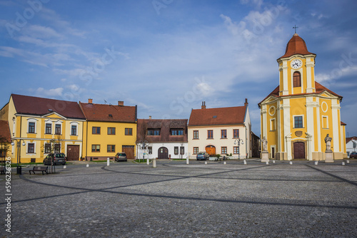 Obraz na płótnie Church in Veseli nad Moravou w salonie