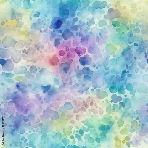 Seamless Watercolor Abstract background Tile for graphic design. Generative AI