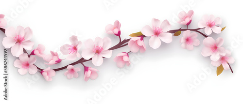 Blossoming Beauty: A Decorative Cherry Blossom Frame
