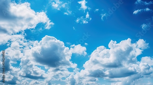 Summer blue sky bright winter air blue sky concept sky and clouds background