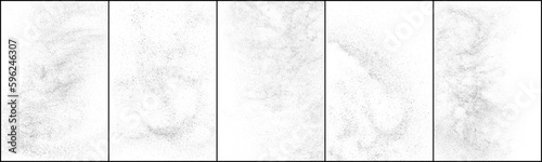 Set of distressed black texture.Set of distressed black texture. Dark grainy texture on white background. Dust overlay textured. Grain noise particles. Rusted white effect. Vector illustration, Eps 10