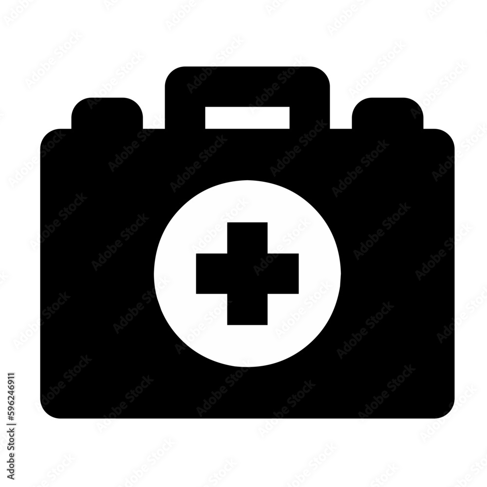 simple design of medkit icon, first aid kit icon