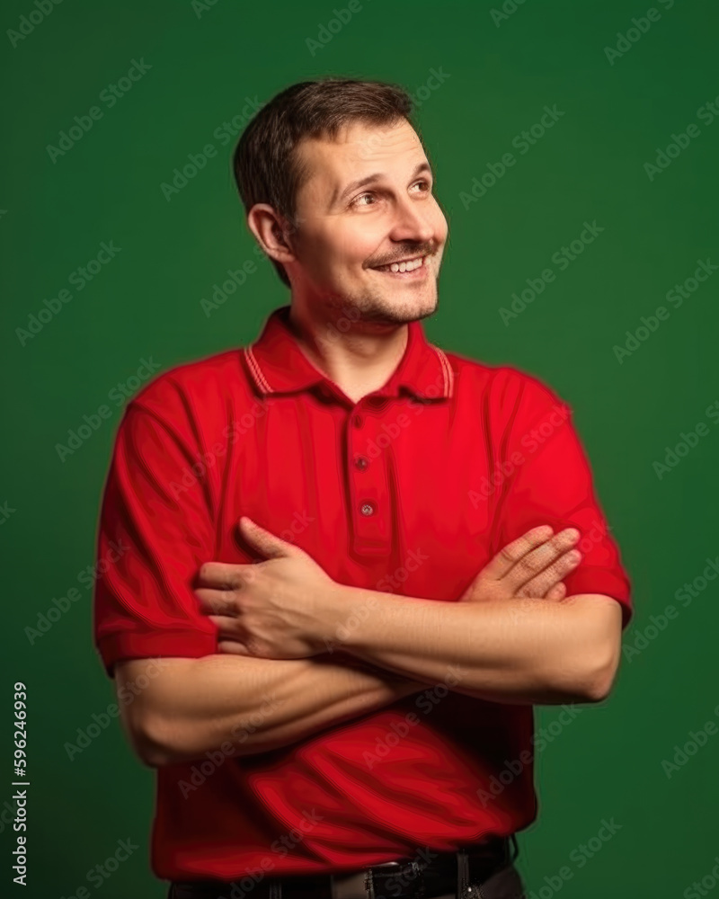 Freundlicher Lächelnder Verkäufer Business Mann Portrait Illustration (Generative AI) Digital Art Hintergrund Cover Mono Background Freundlicher Lächelnder Verkäufer Business Mann Portrait Illustration (Generative AI) Digital Art Hintergrund Cover Mono Background