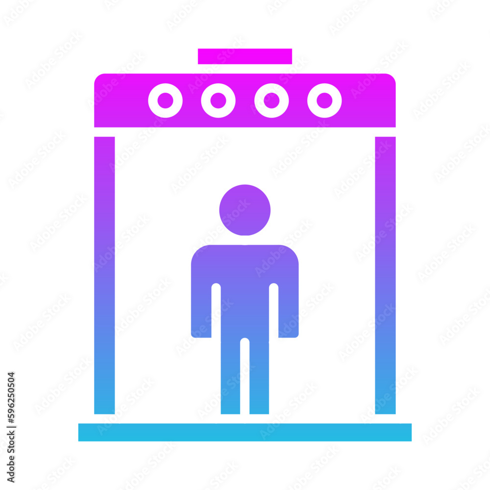 Body scanner Icon Body scanner Icon