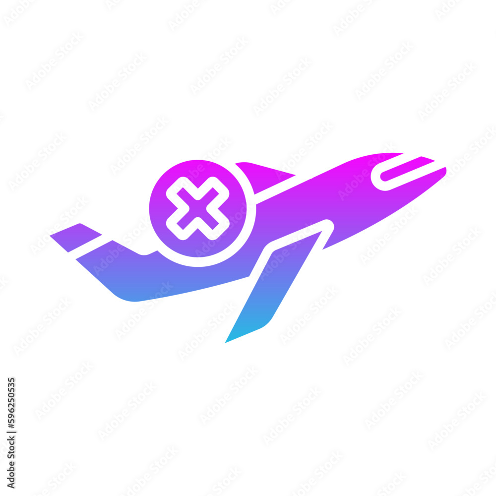 Fototapeta premium No Flight Icon