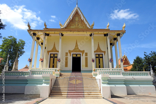 Wat Botum located in Phnom Penh, Cambodia photo