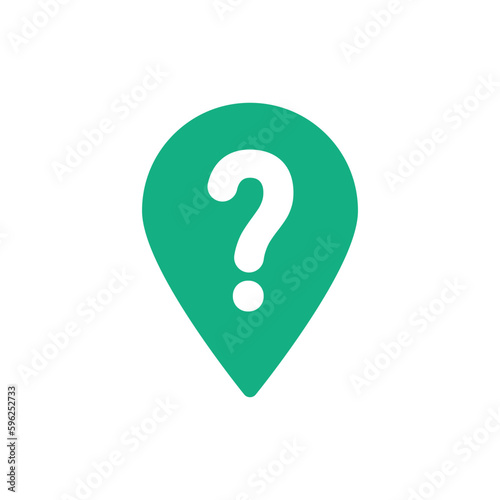 green geotag icon like finding the right place. flat trend modern simple checkpoint info logotype design web element isolated on white. concept of geolocation pictogram or finder home sign