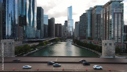Chicago Illinois - Drone Shot