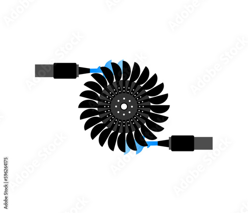 Pelton turbine concept on micro hydro power system