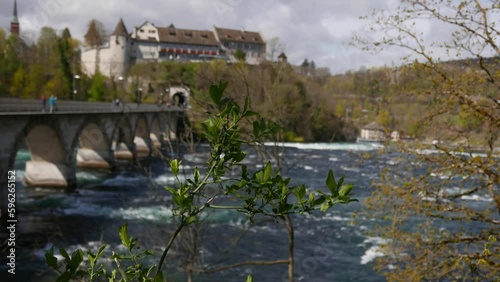 Rhine Falls the largest waterfall in Europe, Schaffausen , Switzerland photo