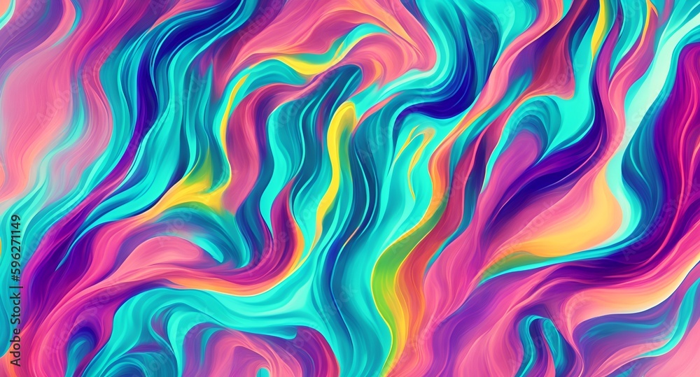 Mezcla de pinturas de acuarela de fluidos multicolores Mezcla de pinturas de acuarela de fluidos multicolores
