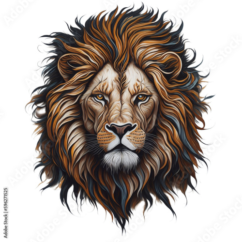 Lion head Artwork © newarta.com