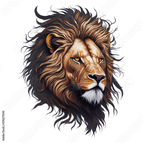 Lion head Artwork