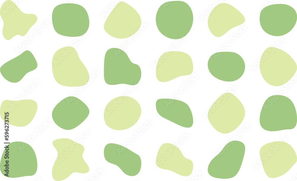 Set of cute abstract shapes.Vector loose frame. Set of cute abstract shapes.Vector loose frame.