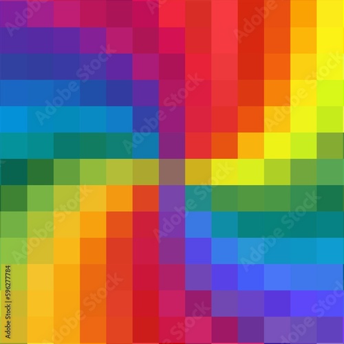 Color geometric background. Vector illustration. polygonal style. Pixel. eps 10