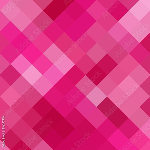 Pink pixel background. Vector abstract geometric template for presentation. Layout for an advertising banner. polygonal style. Mosaic. eps 10