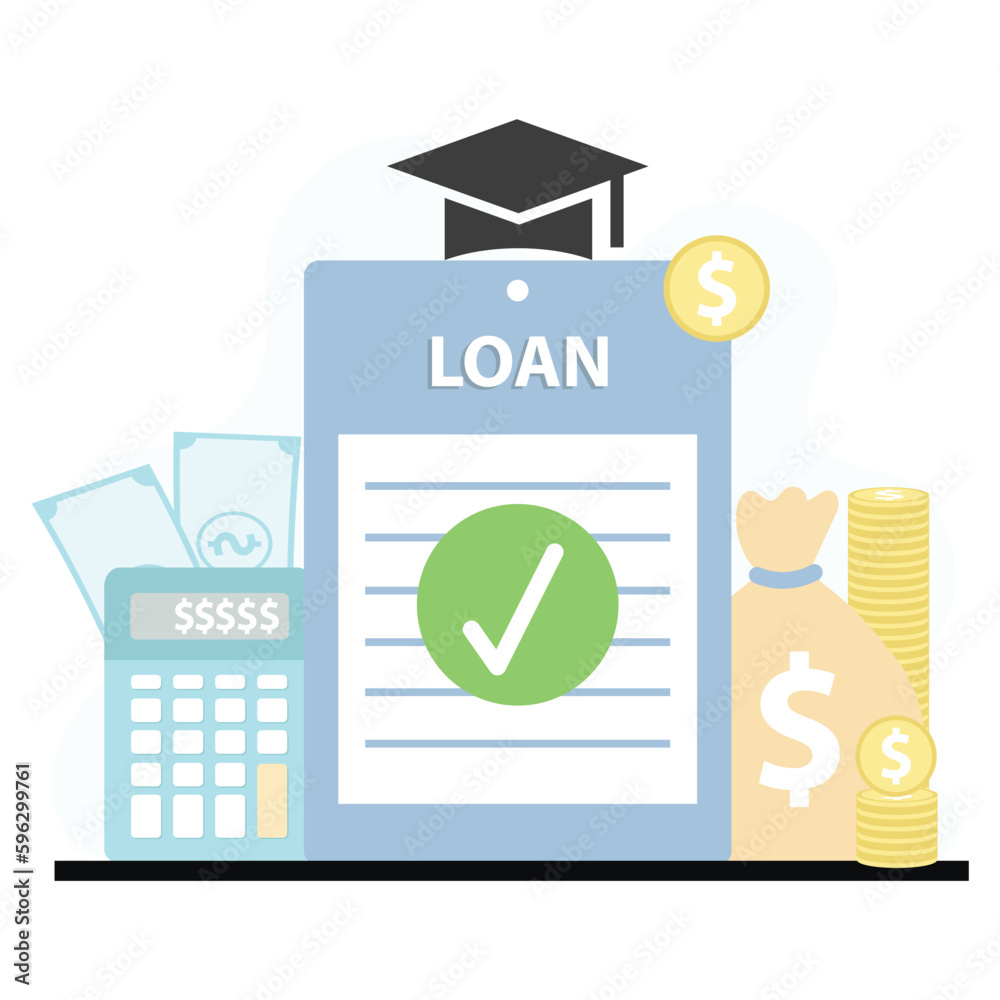 student loan application is approved